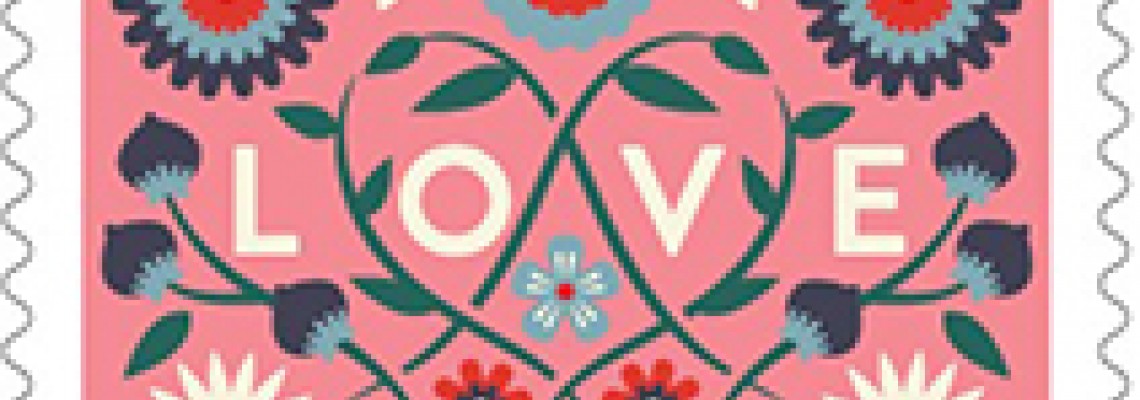 New Love Forever Stamps from the U.S. Postal Service's Love Series Highlight the Beauty and Pleasure of Flowers