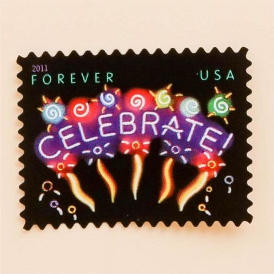 2011 US Wedding CELEBRATE Forever Stamps