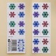 2015 US Geometric Snowflakes Forever Postage Stamps