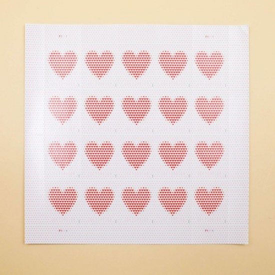 2020 US Made of Hearts Forever First-Class Postage Stamps Wedding