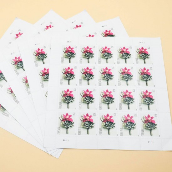 2020 U.S. Contemporary Boutonniere Forever Stamps Wedding