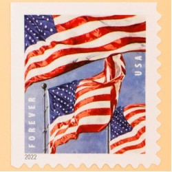 Panes U.S. Flags 2022 Forever Stamps