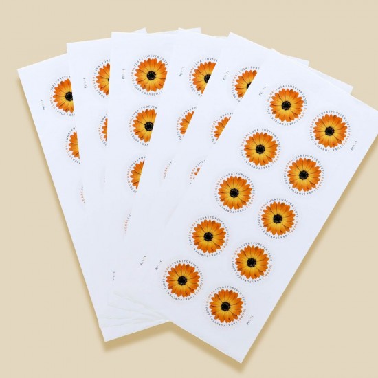 100 pcs -2022 US Global African Daisy Forever Stamps